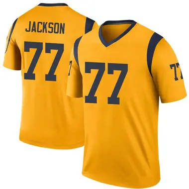 Men's Alaric Jackson Los Angeles Rams Color Rush Jersey - Legend Gold Big & Tall