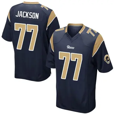 Men's Alaric Jackson Los Angeles Rams Team Color Jersey - Game Navy