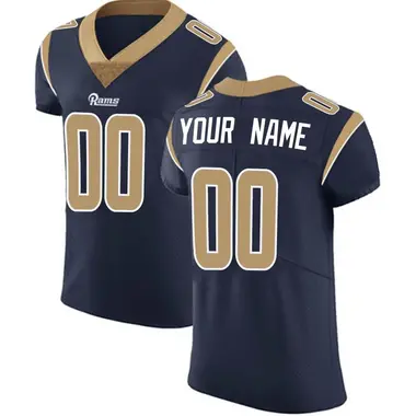 Men's Custom Los Angeles Rams Team Color Vapor Untouchable Jersey - Elite Navy