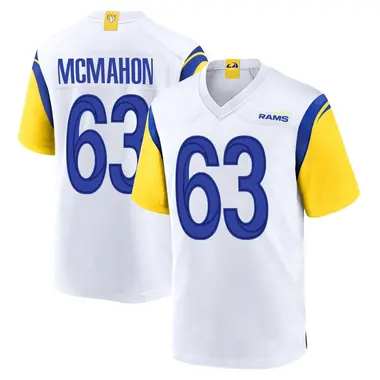 Men's Dylan McMahon Los Angeles Rams Jersey - Game White