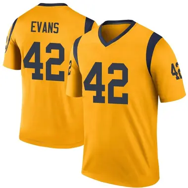 Men's Ethan Evans Los Angeles Rams Color Rush Jersey - Legend Gold Big & Tall