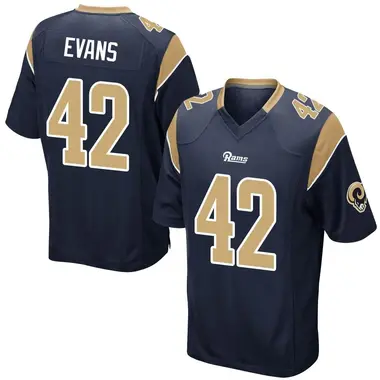 Men's Ethan Evans Los Angeles Rams Team Color Jersey - Game Navy