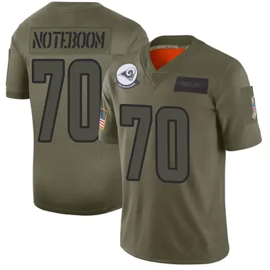 Men's Joe Noteboom Los Angeles Rams 2019 Salute to Service Jersey - Limited Camo