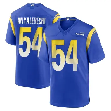 Men's Kelechi Anyalebechi Los Angeles Rams Alternate Jersey - Game Royal