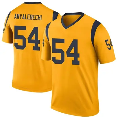 Men's Kelechi Anyalebechi Los Angeles Rams Color Rush Jersey - Legend Gold Big & Tall