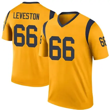 Men's KT Leveston Los Angeles Rams Color Rush Jersey - Legend Gold Big & Tall