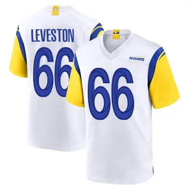 Men's KT Leveston Los Angeles Rams Jersey - Game White