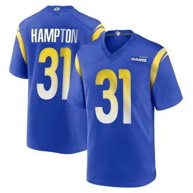 Men's Nick Hampton Los Angeles Rams Alternate Jersey - Game Royal