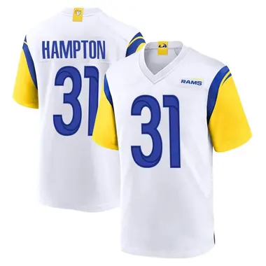 Men's Nick Hampton Los Angeles Rams Jersey - Game White