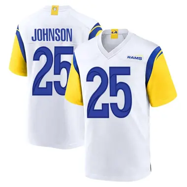 Men's Quindell Johnson Los Angeles Rams Jersey - Game White