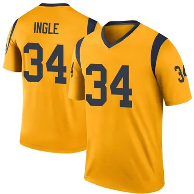 Men's Tanner Ingle Los Angeles Rams Color Rush Jersey - Legend Gold Big & Tall