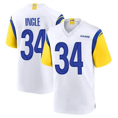 Men's Tanner Ingle Los Angeles Rams Jersey - Game White