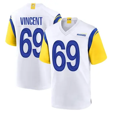 Men's Taron Vincent Los Angeles Rams Jersey - Game White