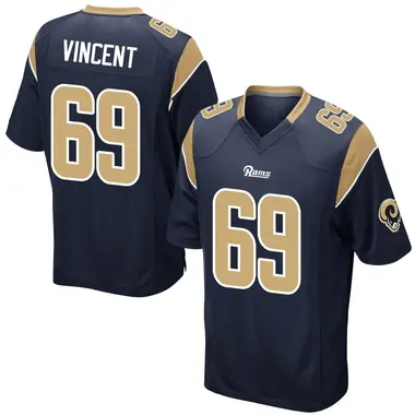 Men's Taron Vincent Los Angeles Rams Team Color Jersey - Game Navy