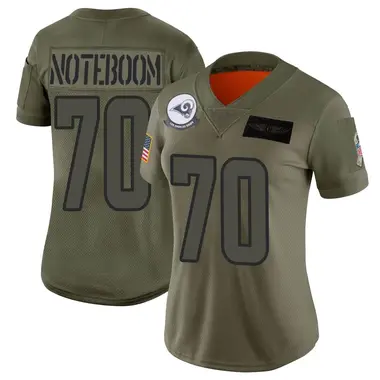 Women's Joe Noteboom Los Angeles Rams 2019 Salute to Service Jersey - Limited Camo