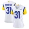 Women's Nick Hampton Los Angeles Rams Jersey - Game White