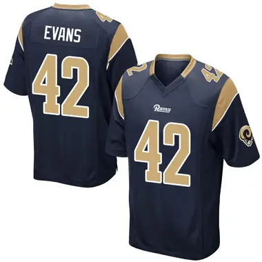 Youth Ethan Evans Los Angeles Rams Team Color Jersey - Game Navy